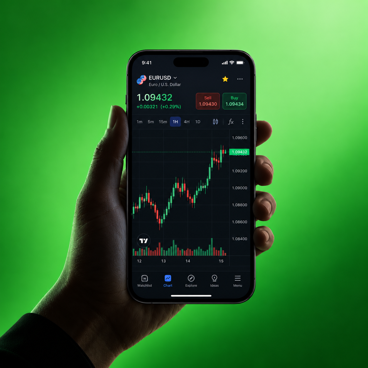 Abstract market visual